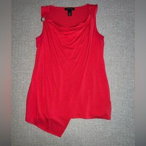 White House Black Market high low tank. Orange, size small.